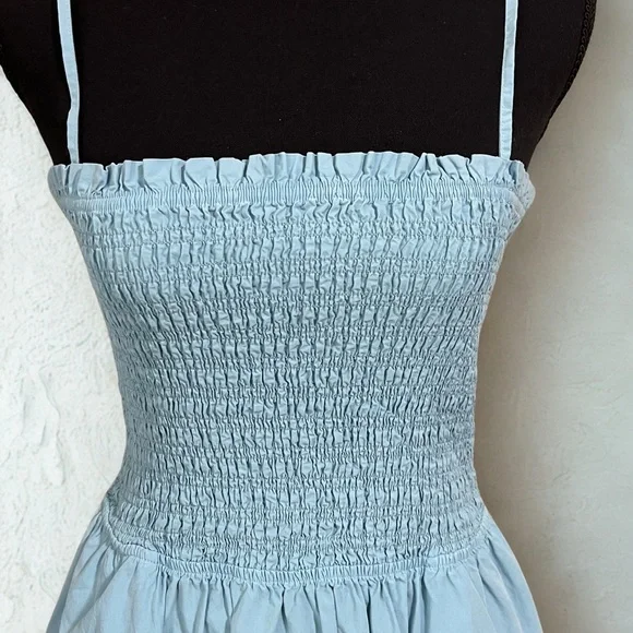 Nation LTD Light Blue Smocked Dress - Picture 4 of 10